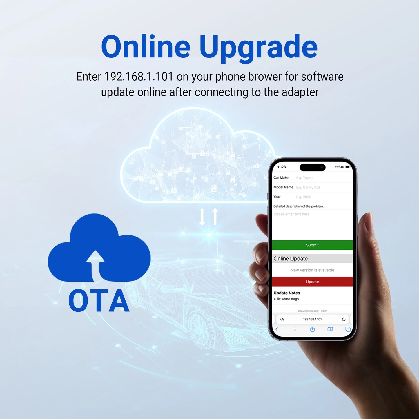 Mini Wireless Bluetooth CarPlay Adapter for Android and iPhone | Wireless CarPlay Dongle