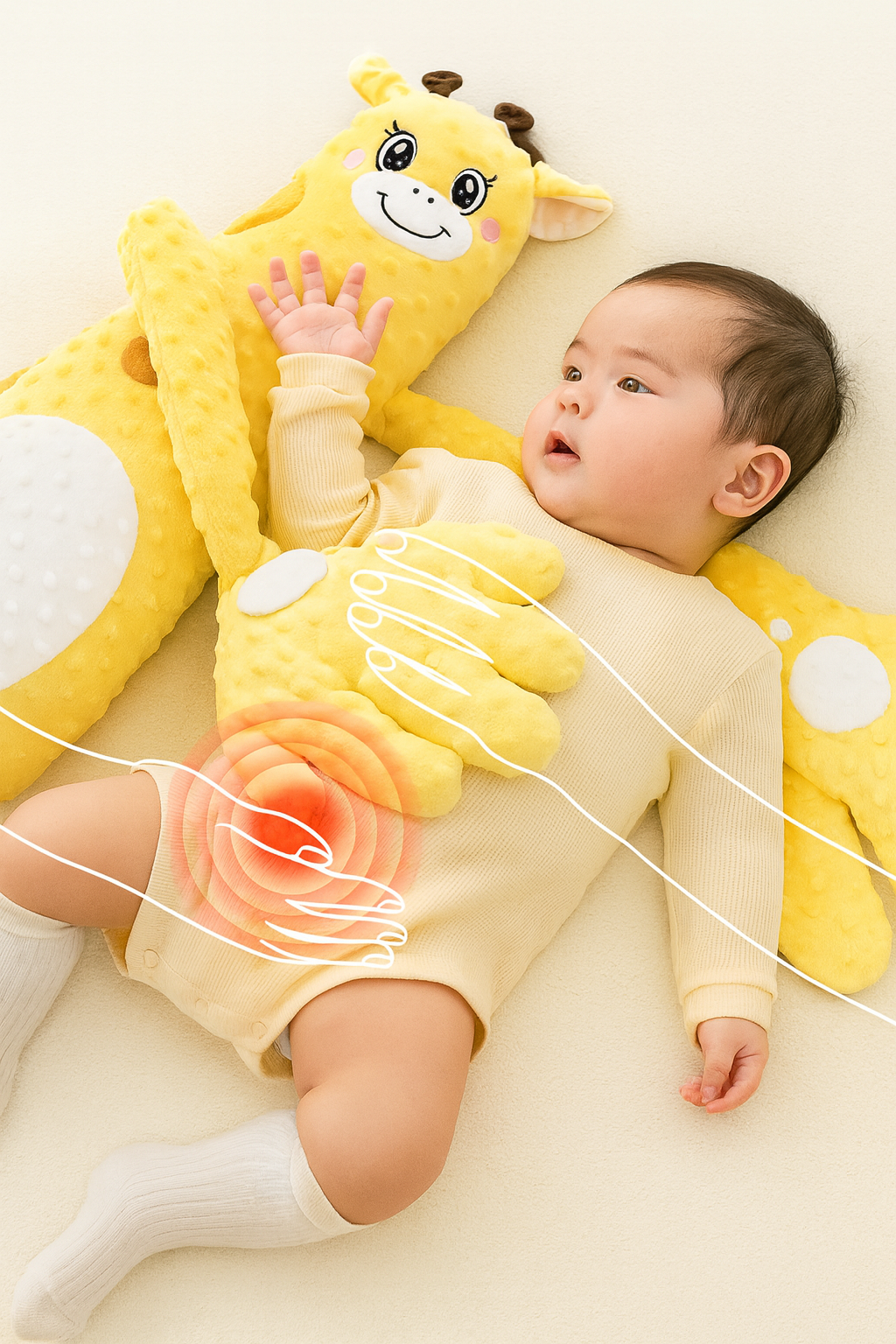 Electric Baby Patting Pillow with Soothing Vibration & Warm Pad - ZILVUS