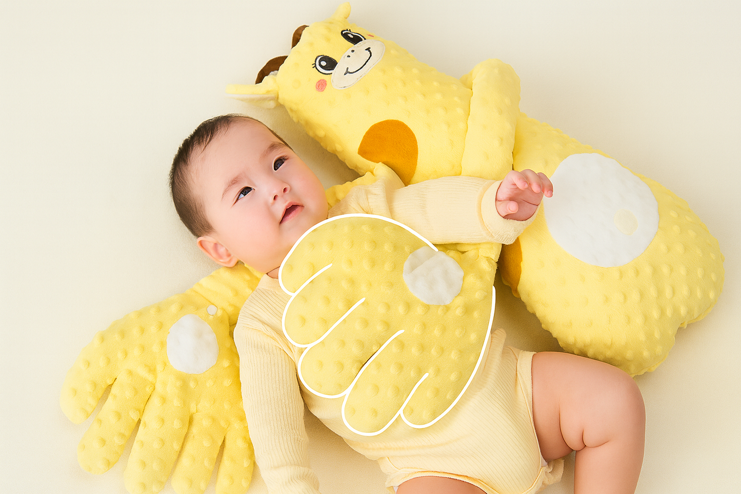 Electric Baby Patting Pillow with Soothing Vibration & Warm Pad - ZILVUS