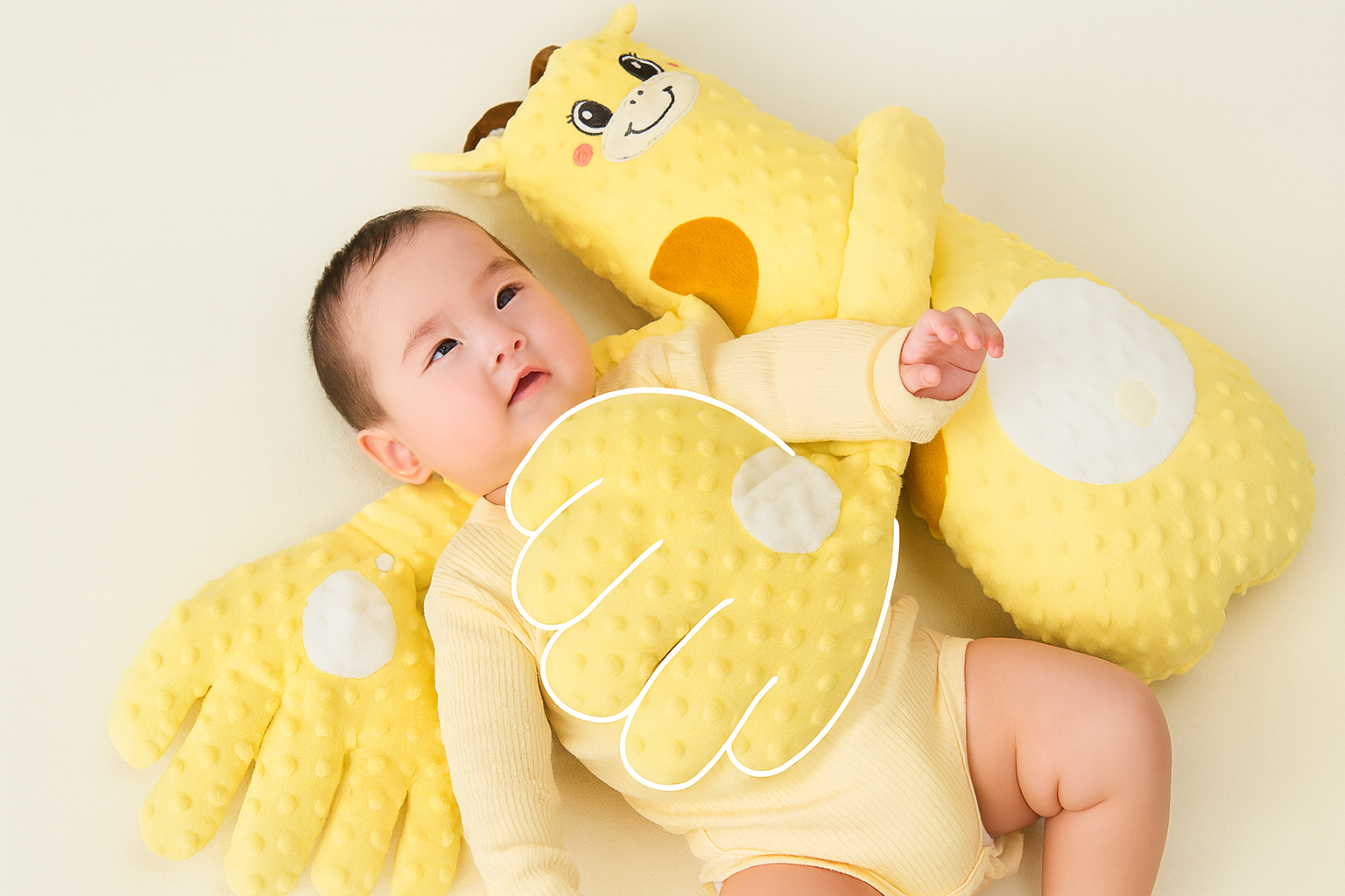 Electric Baby Patting Pillow with Soothing Vibration & Warm Pad - ZILVUS