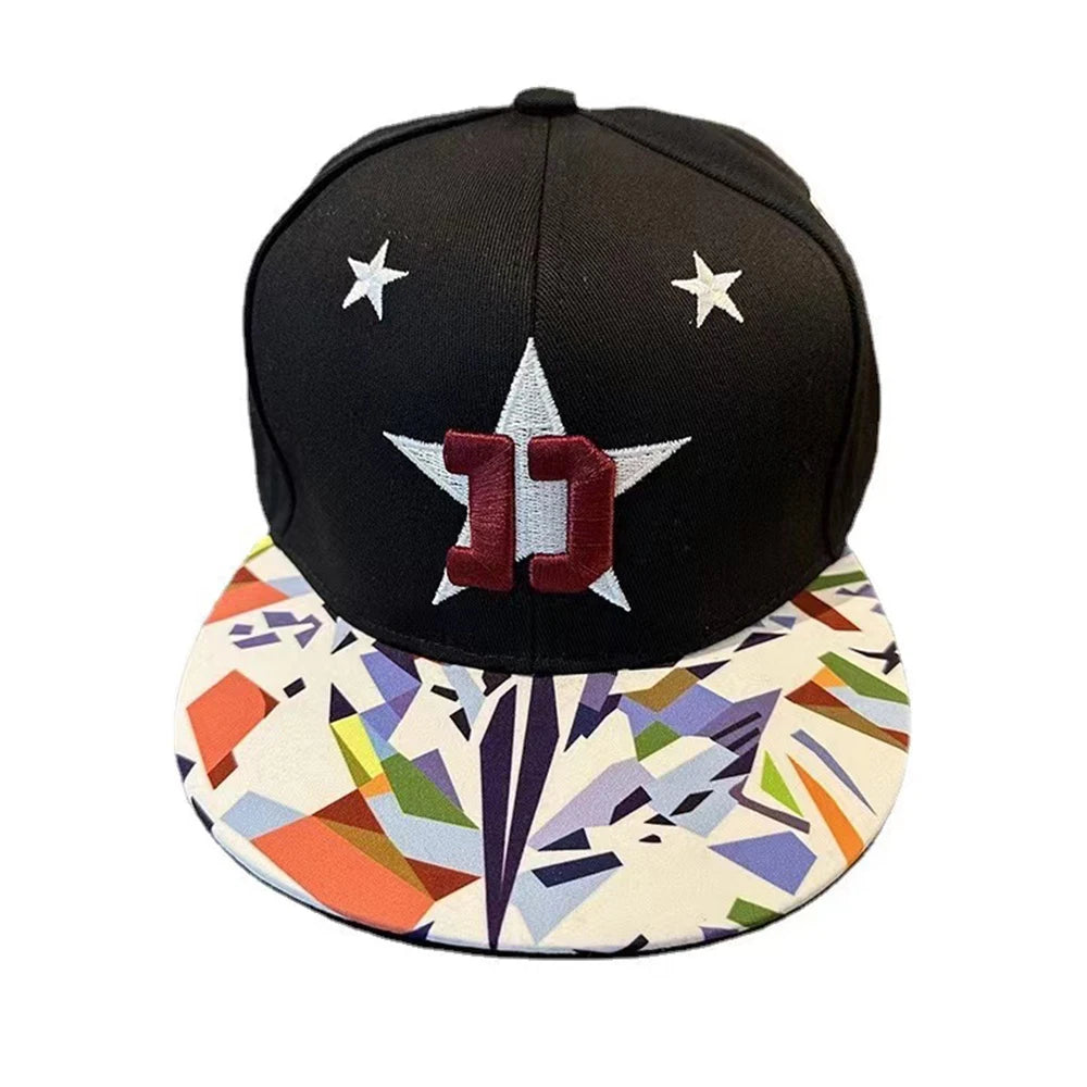 Flat Brim Baseball Cap – Adjustable Street Style Hat