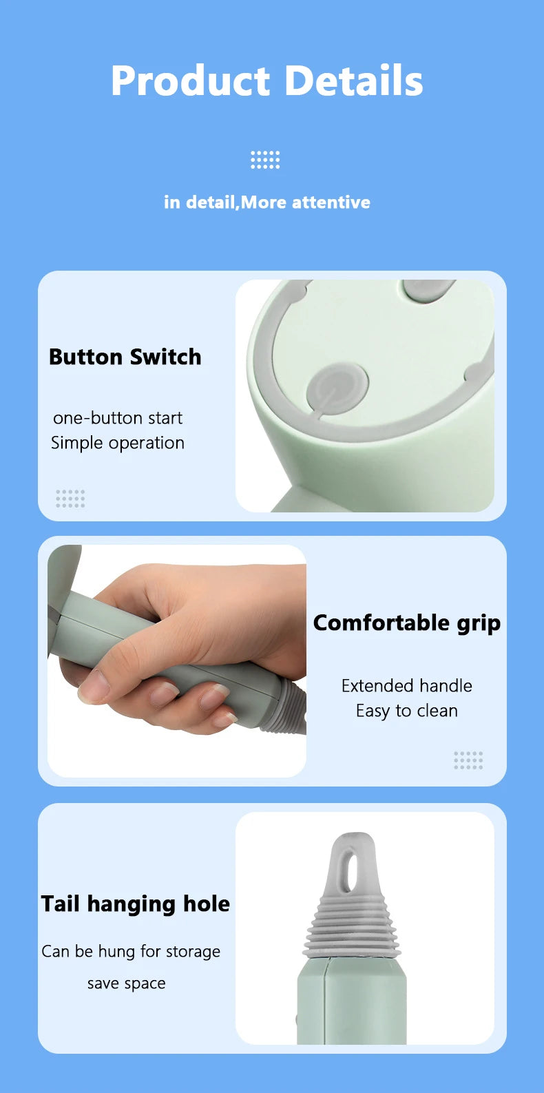 Electric Cleaning Brush – USB Rechargeable Handheld Scrubber for Kitchen, Bathroom & More - ZILVUS