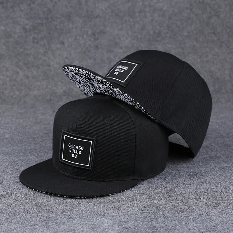 Flat Brim Baseball Cap – Adjustable Street Style Hat