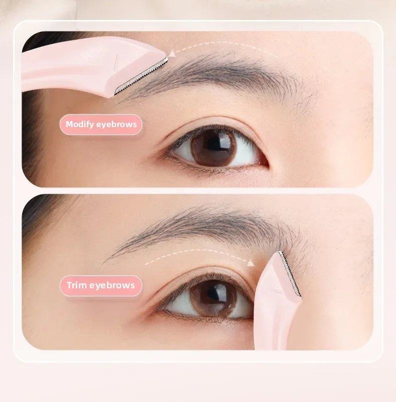 3PCS Eyebrow Trimmer Set | Precision Stainless Steel Manual Grooming Tools - ZILVUS