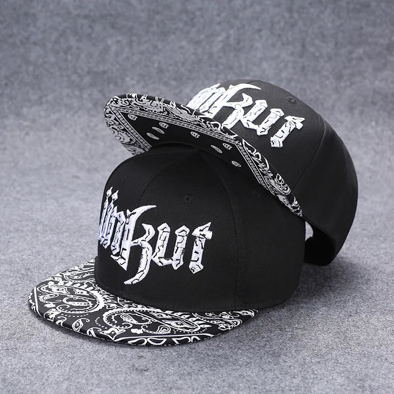 Flat Brim Baseball Cap – Adjustable Street Style Hat