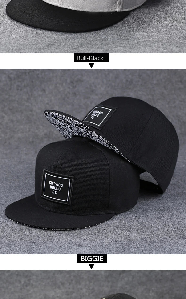 Flat Brim Baseball Cap – Adjustable Street Style Hat - ZILVUS