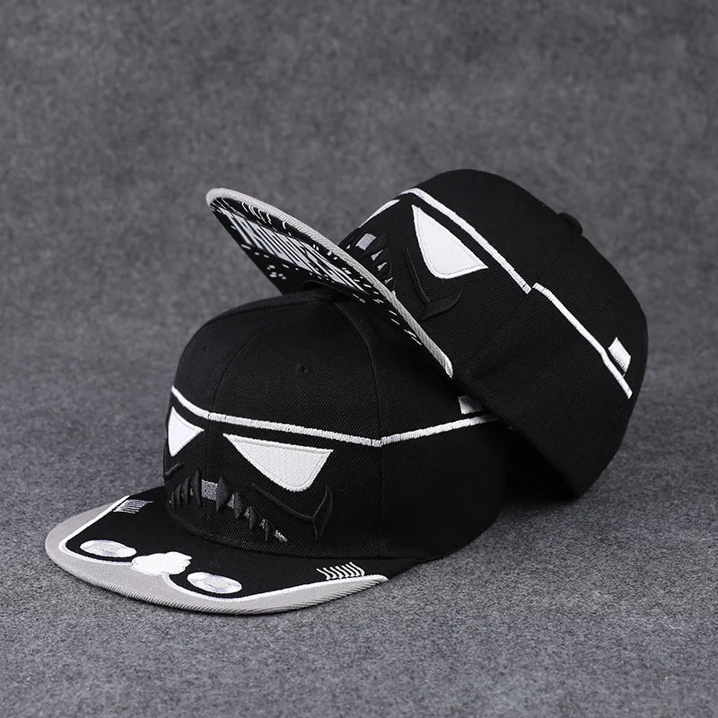 Flat Brim Baseball Cap – Adjustable Street Style Hat