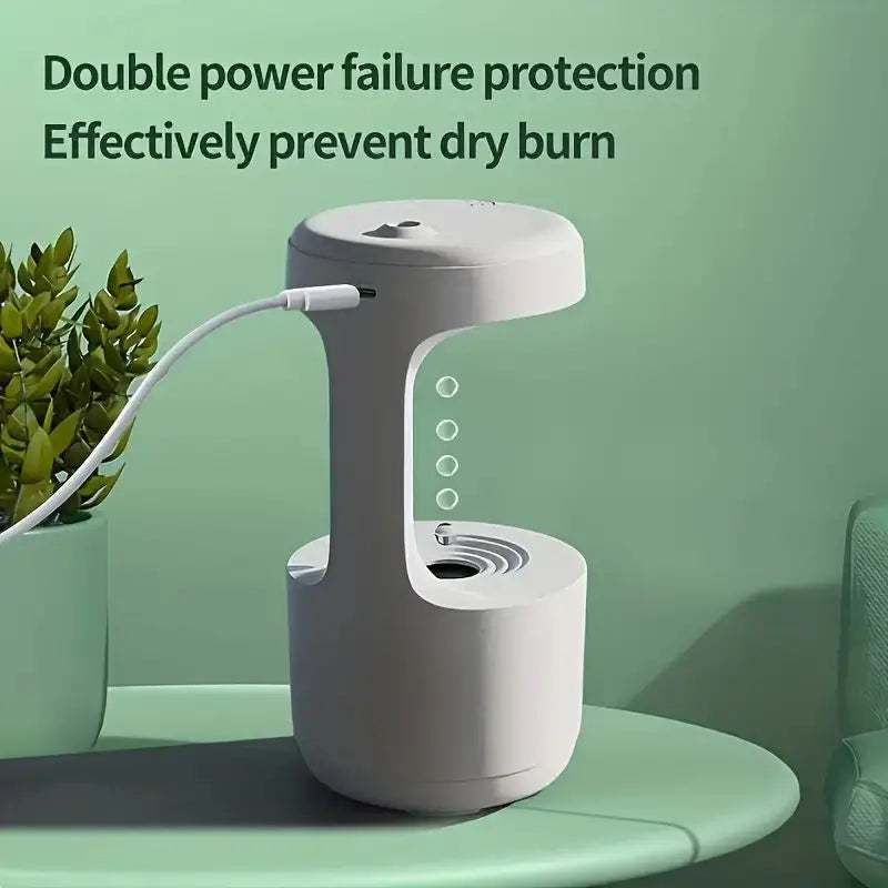 Mini USB Warm Mist Humidifier for Home & Office - ZILVUS