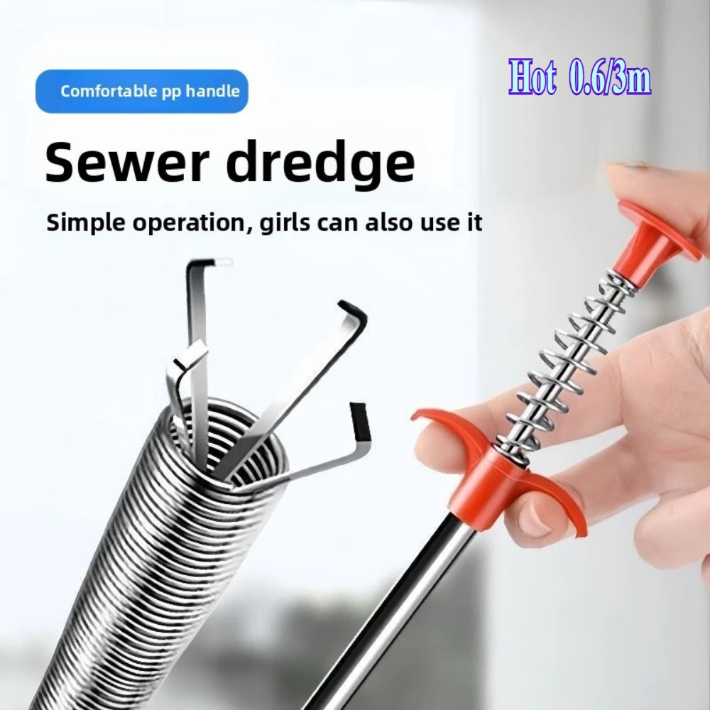 Claw Drain unblocker – Flexible Pipe Cleaner Tool - ZILVUS