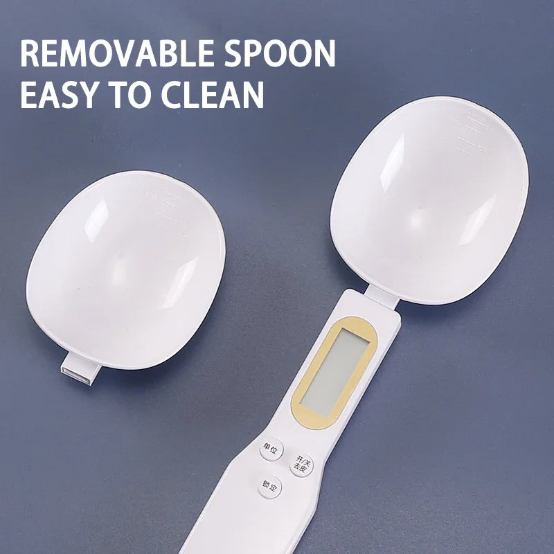 Digital Spoon Kitchen Scale 500g/0.1g Precise LCD Measuring Tool for Cooking & Baking - ZILVUS