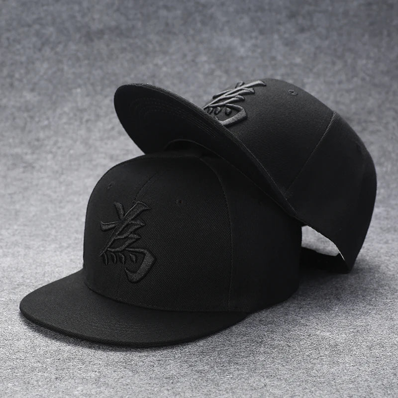 Flat Brim Baseball Cap – Adjustable Street Style Hat