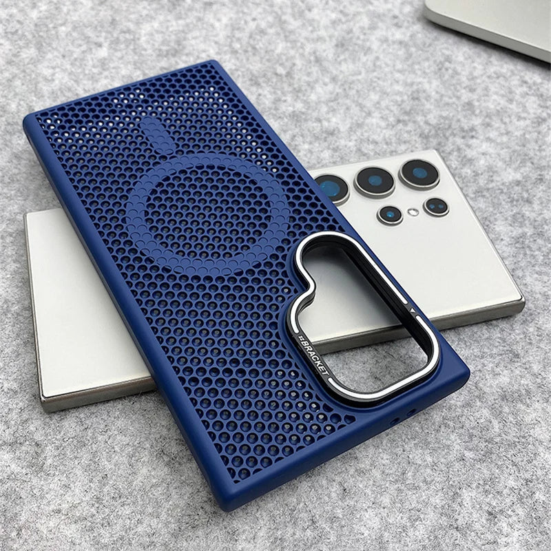 Mesh Cooling MagSafe Phone Case for Samsung Galaxy Series