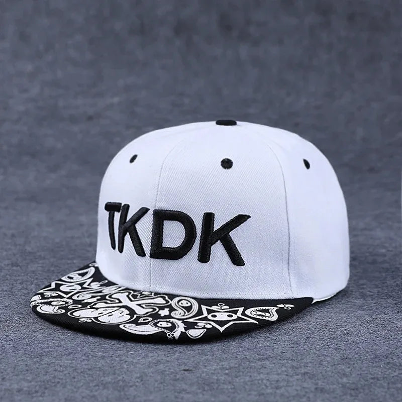 Flat Brim Baseball Cap – Adjustable Street Style Hat