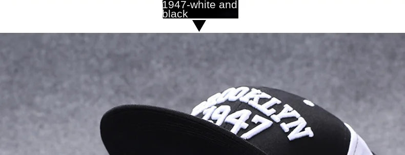 Flat Brim Baseball Cap – Adjustable Street Style Hat - ZILVUS