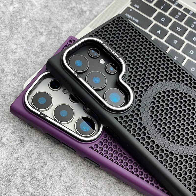 Mesh Cooling MagSafe Phone Case for Samsung Galaxy Series