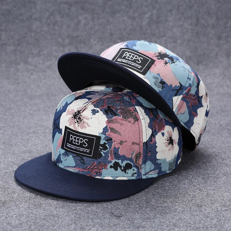 Flat Brim Baseball Cap – Adjustable Street Style Hat - ZILVUS