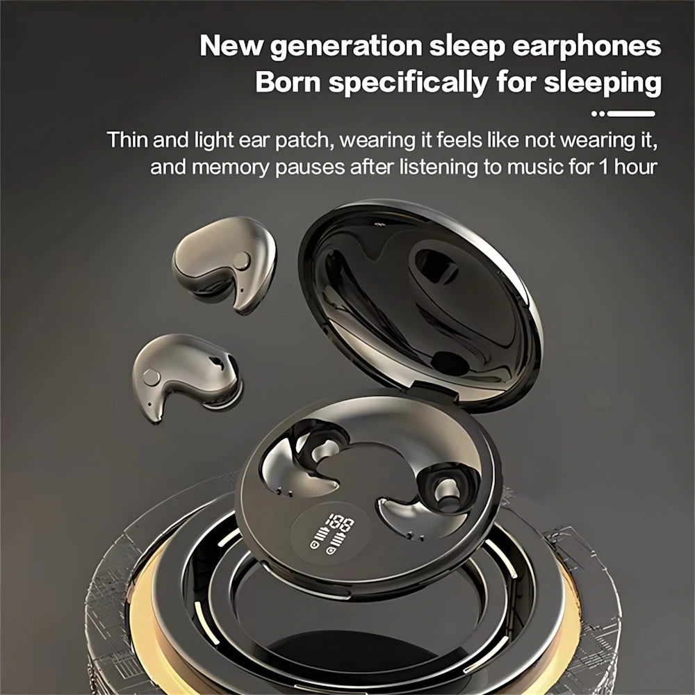 Sleep Earbuds – Mini Invisible Wireless Headset with Touch Control, Noise Cancellation & Long Battery Life - ZILVUS