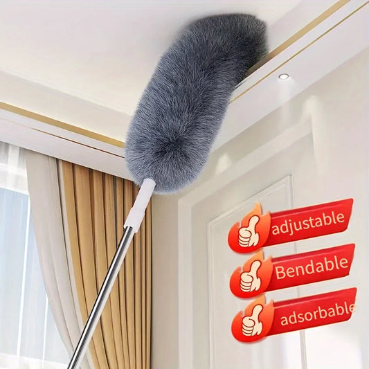 Extra-Long Retractable Duster with Bendable Washable Head