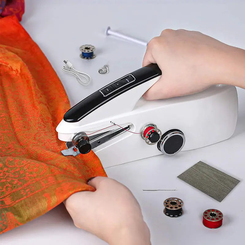Mini Electric Handheld Sewing Machine 2-Speed Stitcher - ZILVUS