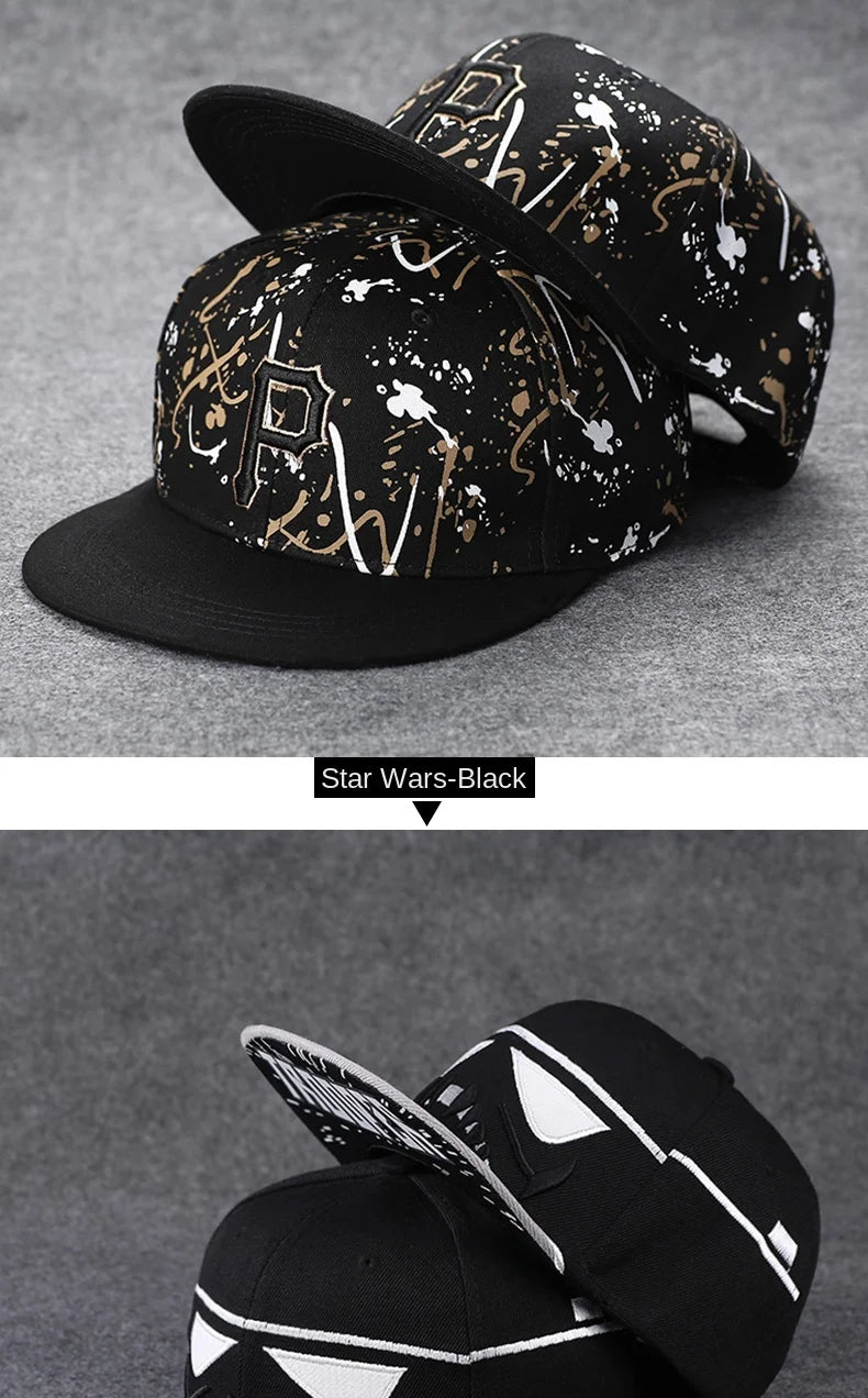 Flat Brim Baseball Cap – Adjustable Street Style Hat - ZILVUS