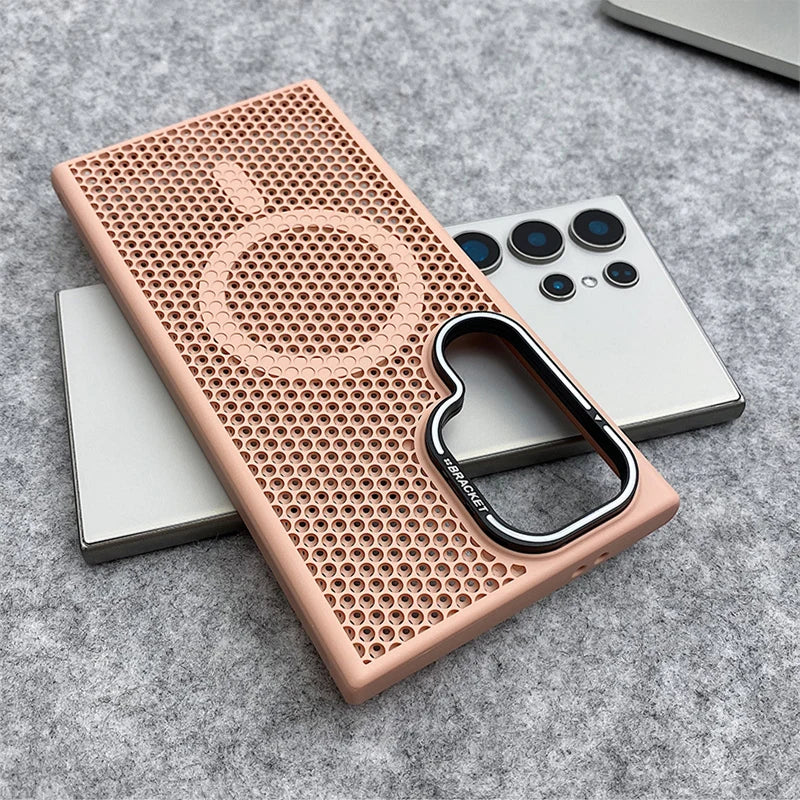 Mesh Cooling MagSafe Phone Case for Samsung Galaxy Series