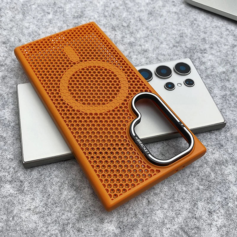 Mesh Cooling MagSafe Phone Case for Samsung Galaxy Series
