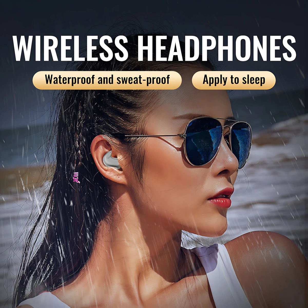 Sleep Earbuds – Mini Invisible Wireless Headset with Touch Control, Noise Cancellation & Long Battery Life - ZILVUS