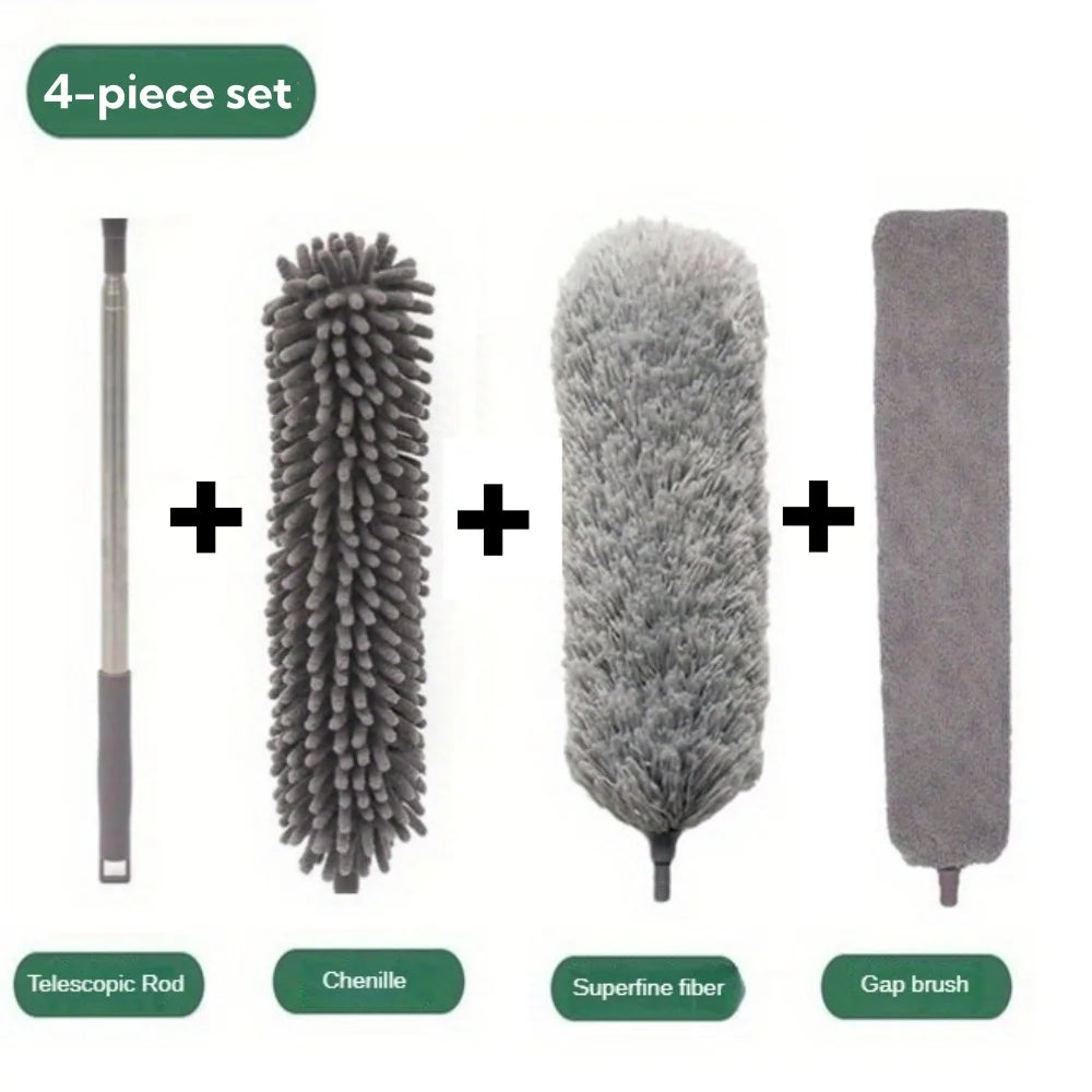 Extra-Long Retractable Duster with Bendable Washable Head