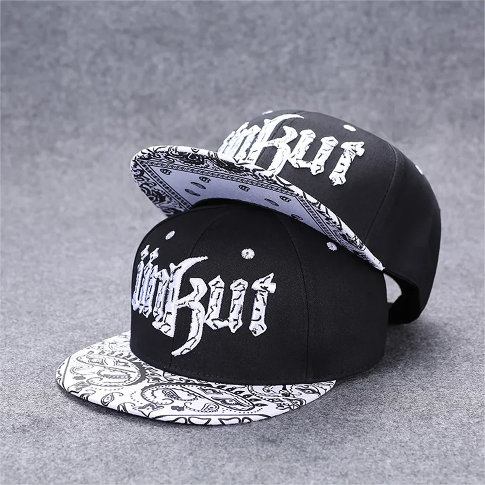 Flat Brim Baseball Cap – Adjustable Street Style Hat