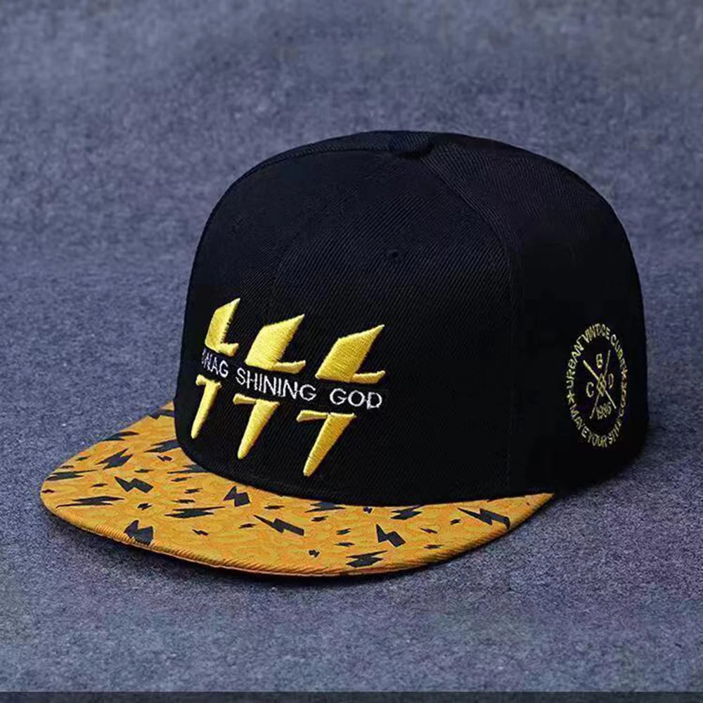 Flat Brim Baseball Cap – Adjustable Street Style Hat