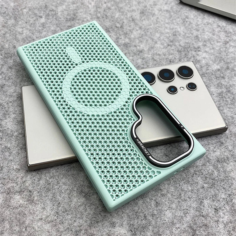 Mesh Cooling MagSafe Phone Case for Samsung Galaxy Series
