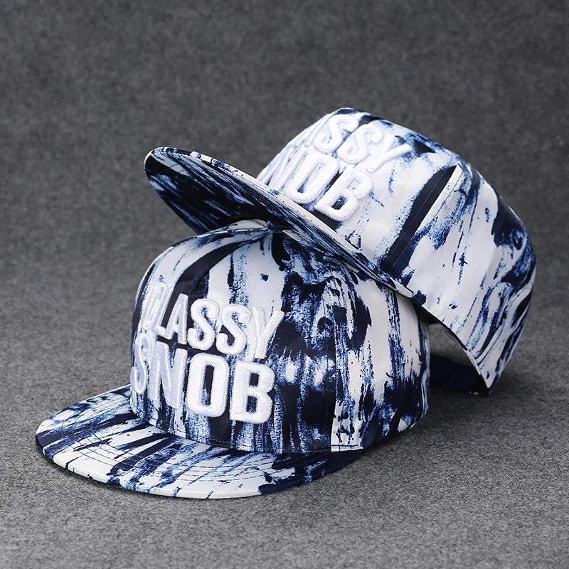 Flat Brim Baseball Cap – Adjustable Street Style Hat