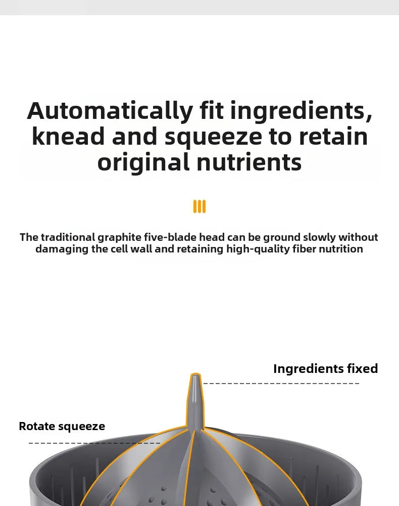 Automatic Juicer Machine – 1000ml High-Speed Fruit Extractor - ZILVUS