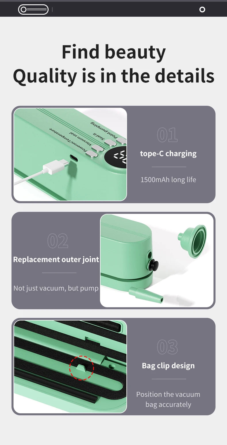 Mini Vacuum Sealing Machine - ZILVUS