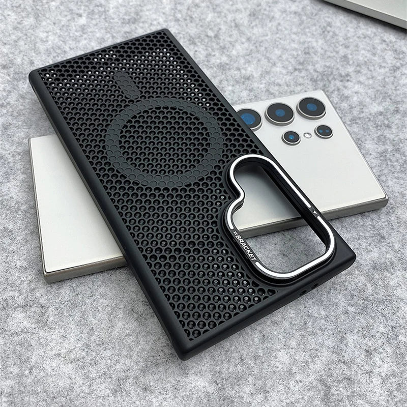 Mesh Cooling MagSafe Phone Case for Samsung Galaxy Series