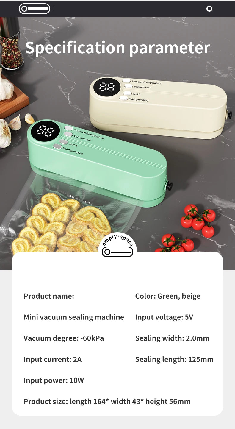 Mini Vacuum Sealing Machine - ZILVUS