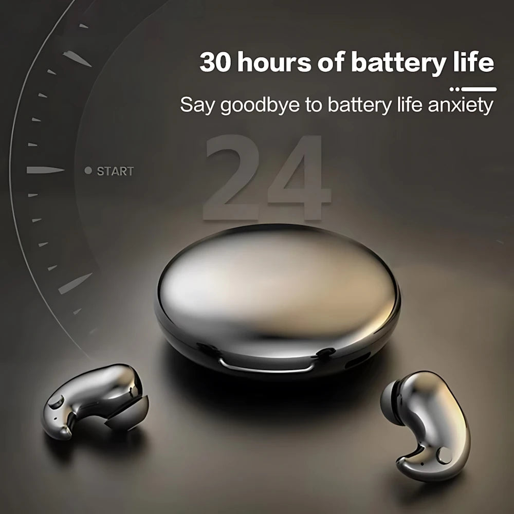 Sleep Earbuds – Mini Invisible Wireless Headset with Touch Control, Noise Cancellation & Long Battery Life - ZILVUS
