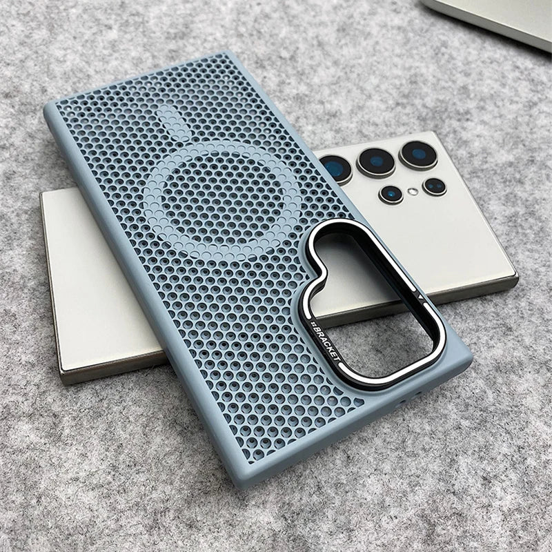 Mesh Cooling MagSafe Phone Case for Samsung Galaxy Series