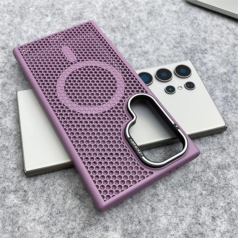 Mesh Cooling MagSafe Phone Case for Samsung Galaxy Series