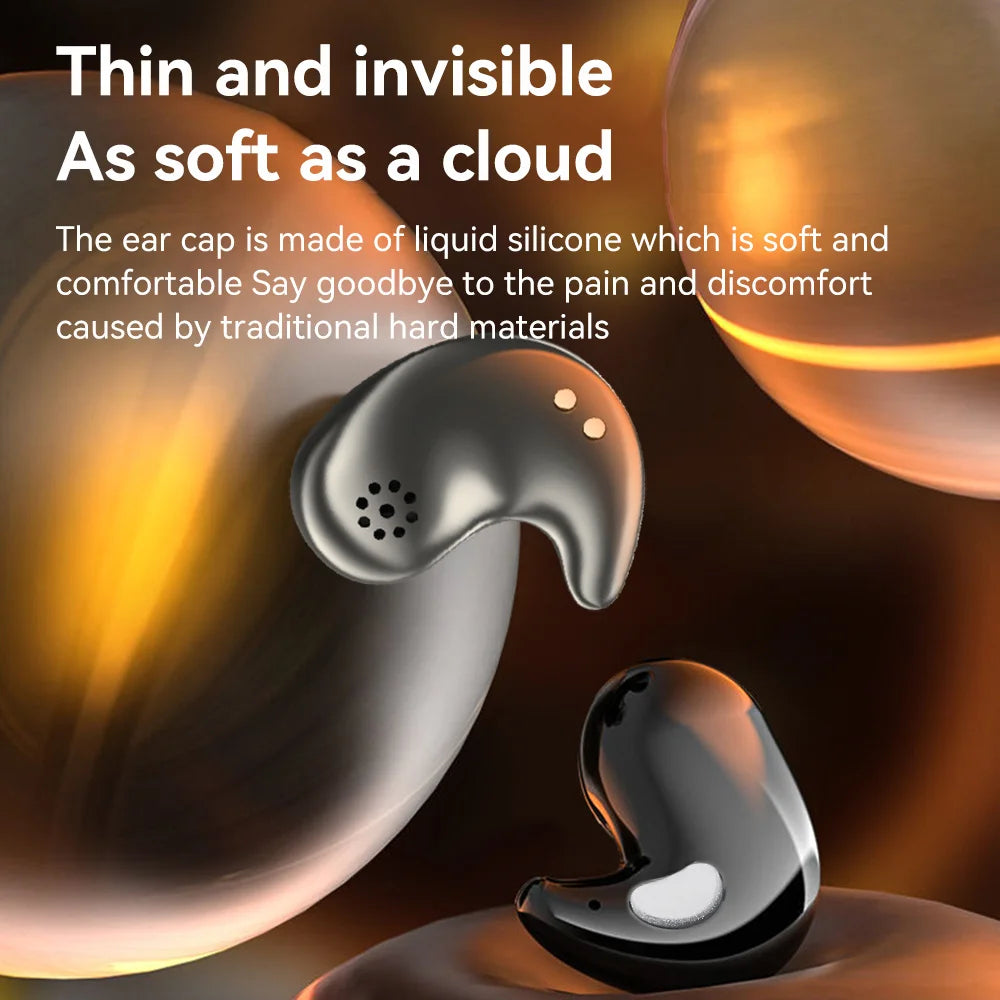 Sleep Earbuds – Mini Invisible Wireless Headset with Touch Control, Noise Cancellation & Long Battery Life - ZILVUS
