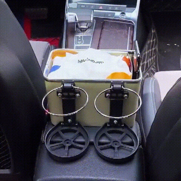 Folding Multifunctional Car Armrest Storage Box - ZILVUS
