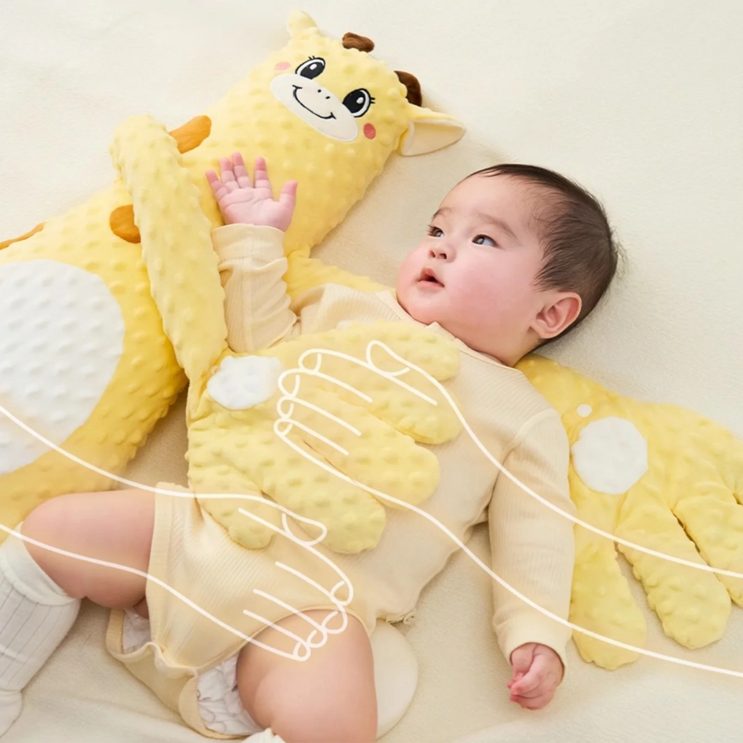 Electric Baby Patting Pillow with Soothing Vibration & Warm Pad - ZILVUS