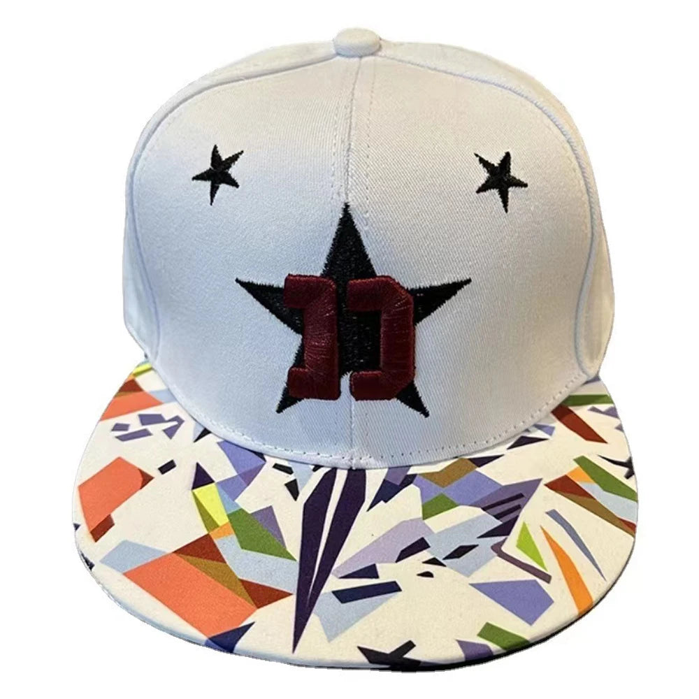 Flat Brim Baseball Cap – Adjustable Street Style Hat
