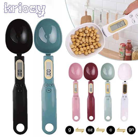 Digital Spoon Kitchen Scale 500g/0.1g Precise LCD Measuring Tool for Cooking & Baking - ZILVUS