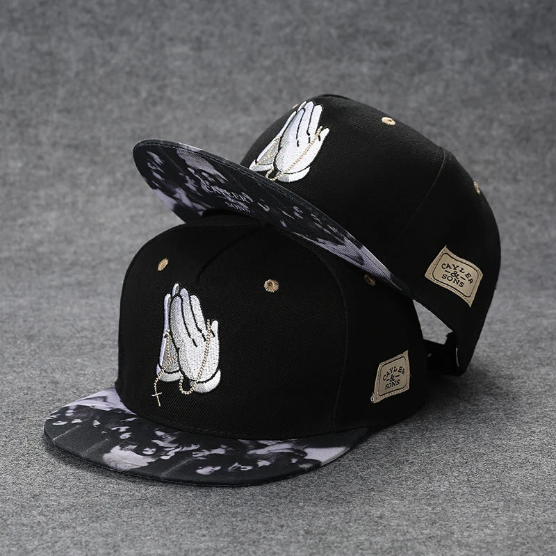 Flat Brim Baseball Cap – Adjustable Street Style Hat