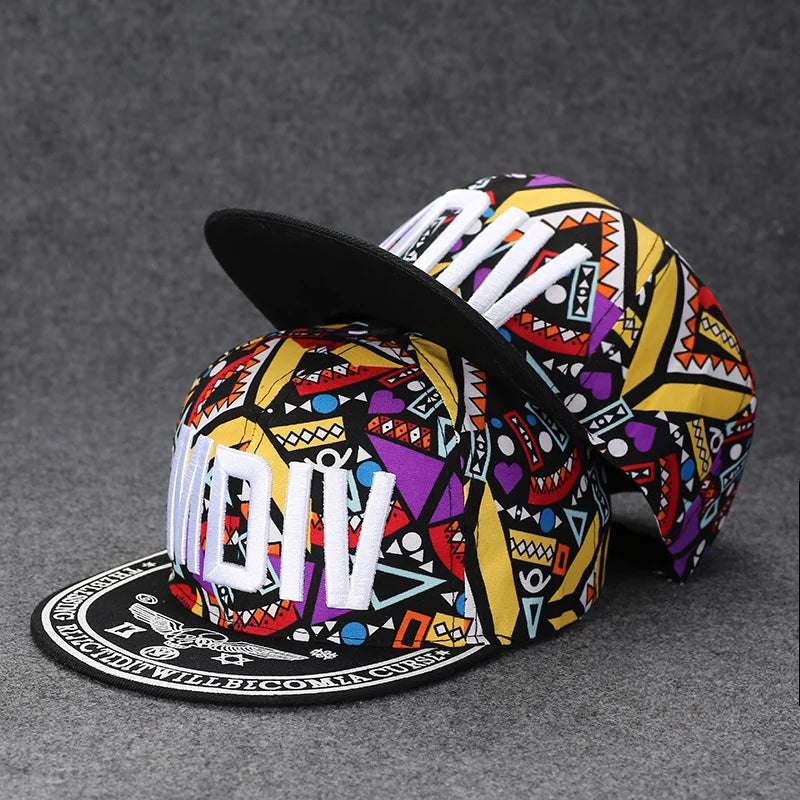Flat Brim Baseball Cap – Adjustable Street Style Hat
