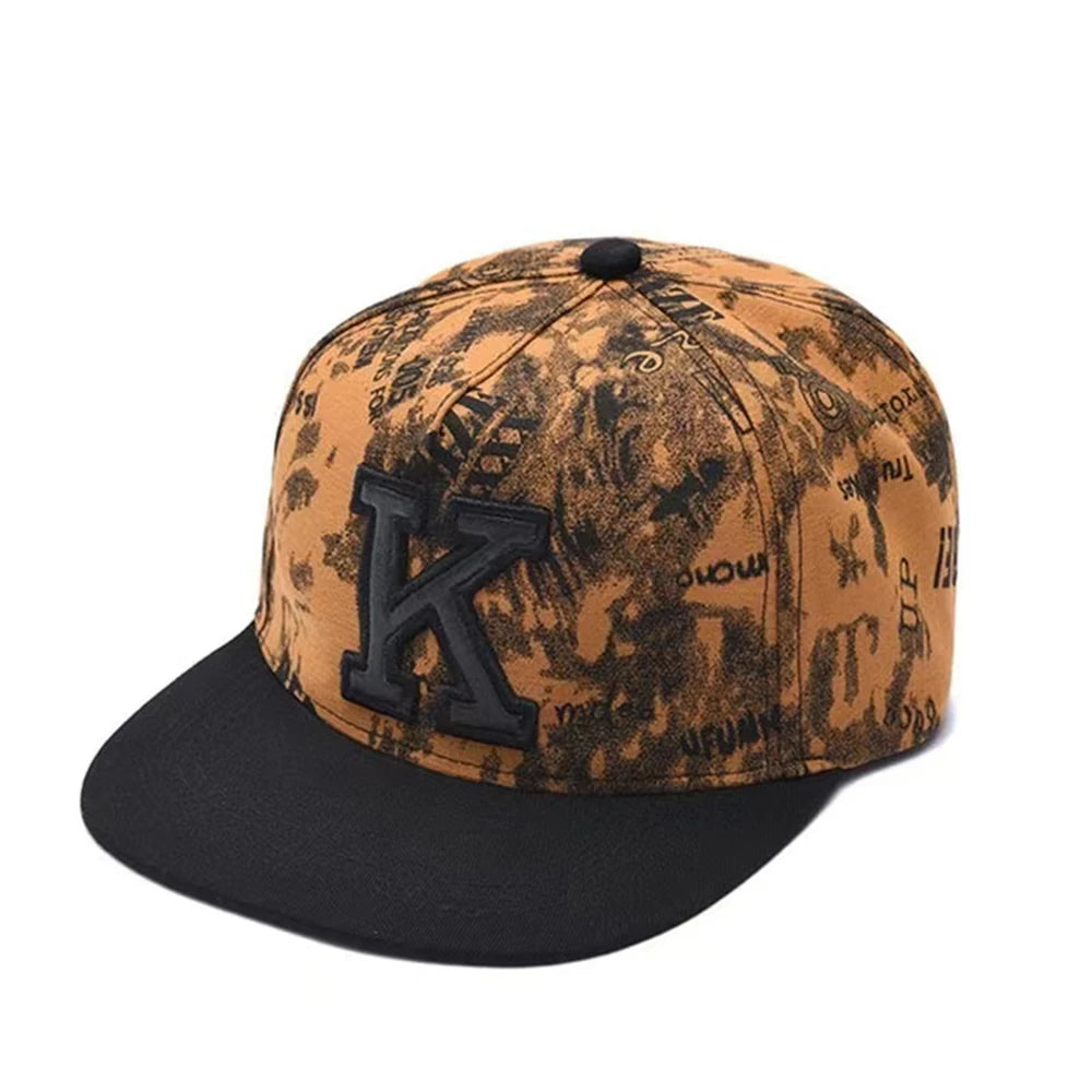 Flat Brim Baseball Cap – Adjustable Street Style Hat