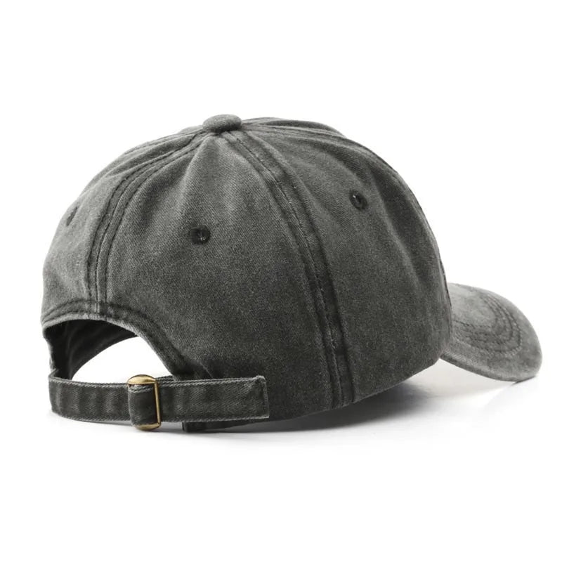 Retro brooklyn Letter Embroidery Baseball Caps Spring Summer Men Women Cotton Adjustable Casual Hat Hip Hop Streetwear Sun Hats - ZILVUS