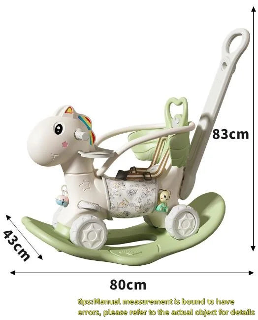 Modern Style Children’s Rocking Horse Slide Car - ZILVUS