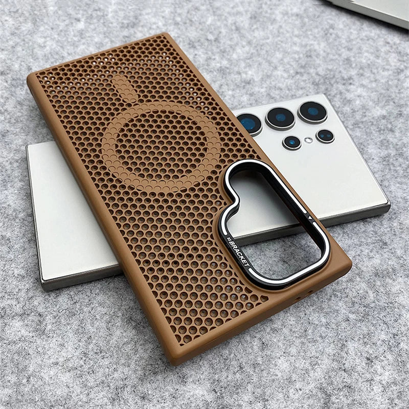 Mesh Cooling MagSafe Phone Case for Samsung Galaxy Series